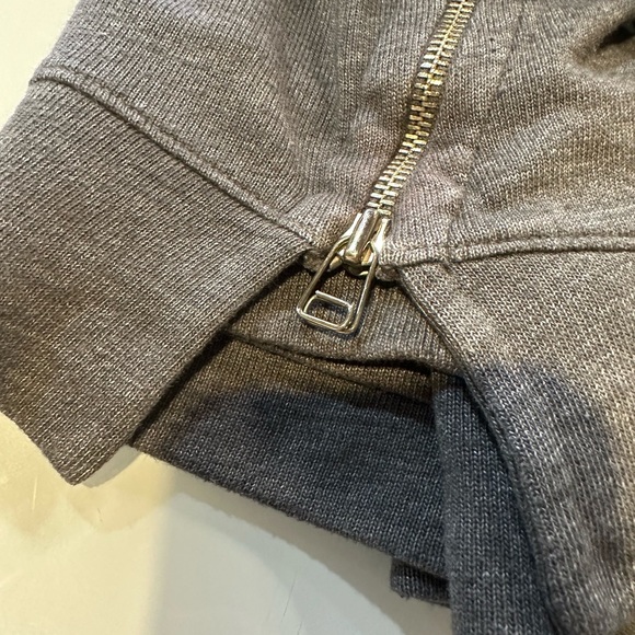 Sundry Side Zip Pullover in Dark Grey - Picture 7 of 7